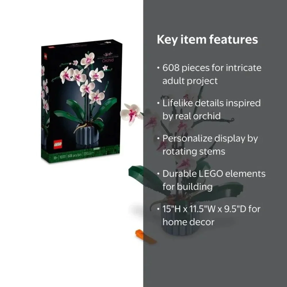 NEW LEGO Orchid Botanical Collection 10311 Building Set Home Décor Flowers - Picture 3 of 15